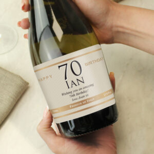 Personalised Big Age Birthday Prosecco - main product image