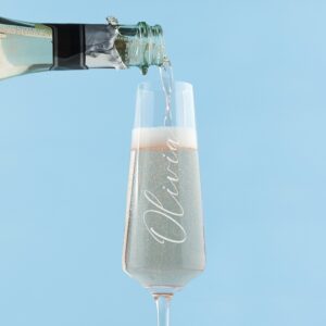 Personalised Champagne Flute - main product image