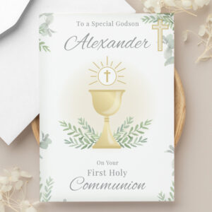 Personalised First Holy Communion Card - main product image
