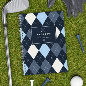 Personalised Golf Log Book - main product image