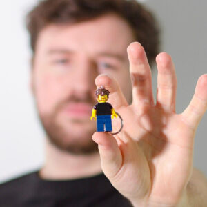 Personalised Mini Figure Key Ring - main product image