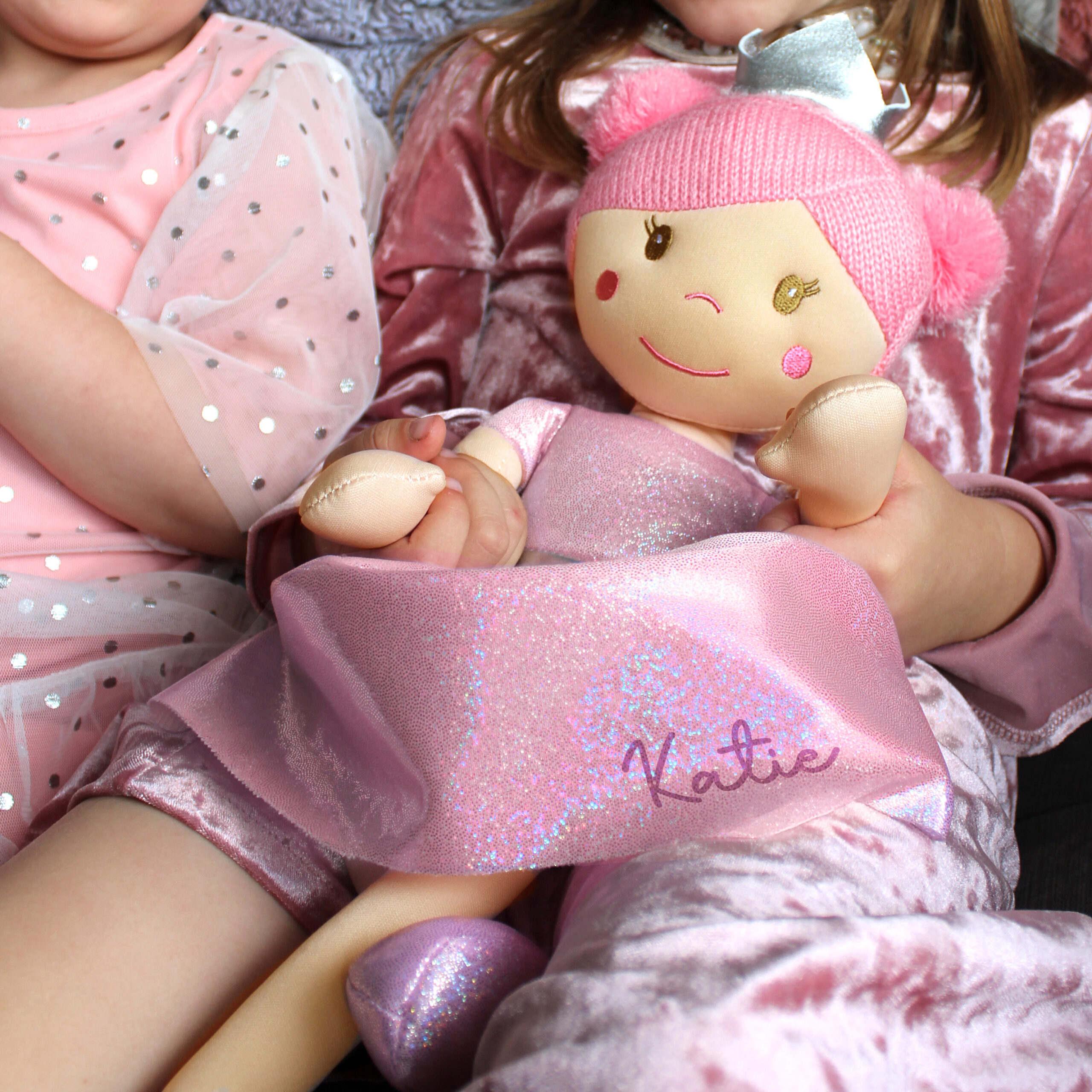 Personalised Princess Ballerina Rag Doll - alternative angle
