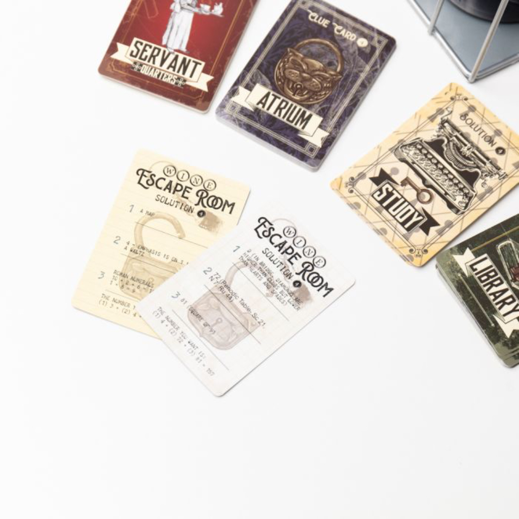 Wine Escape Room Game - alternative angle