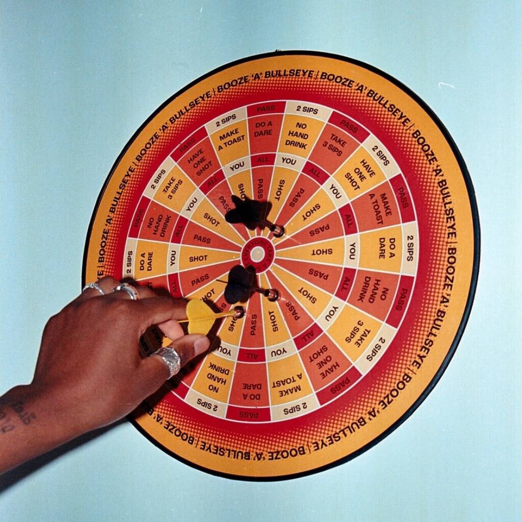 Dartboard Drinking Game - detail view
