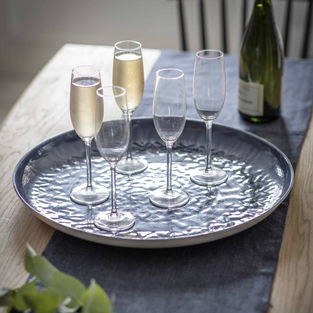 Floral And Geometric Serving Tray - main product image