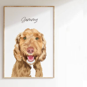 Hand Illustrated Pet Portrait - main product image