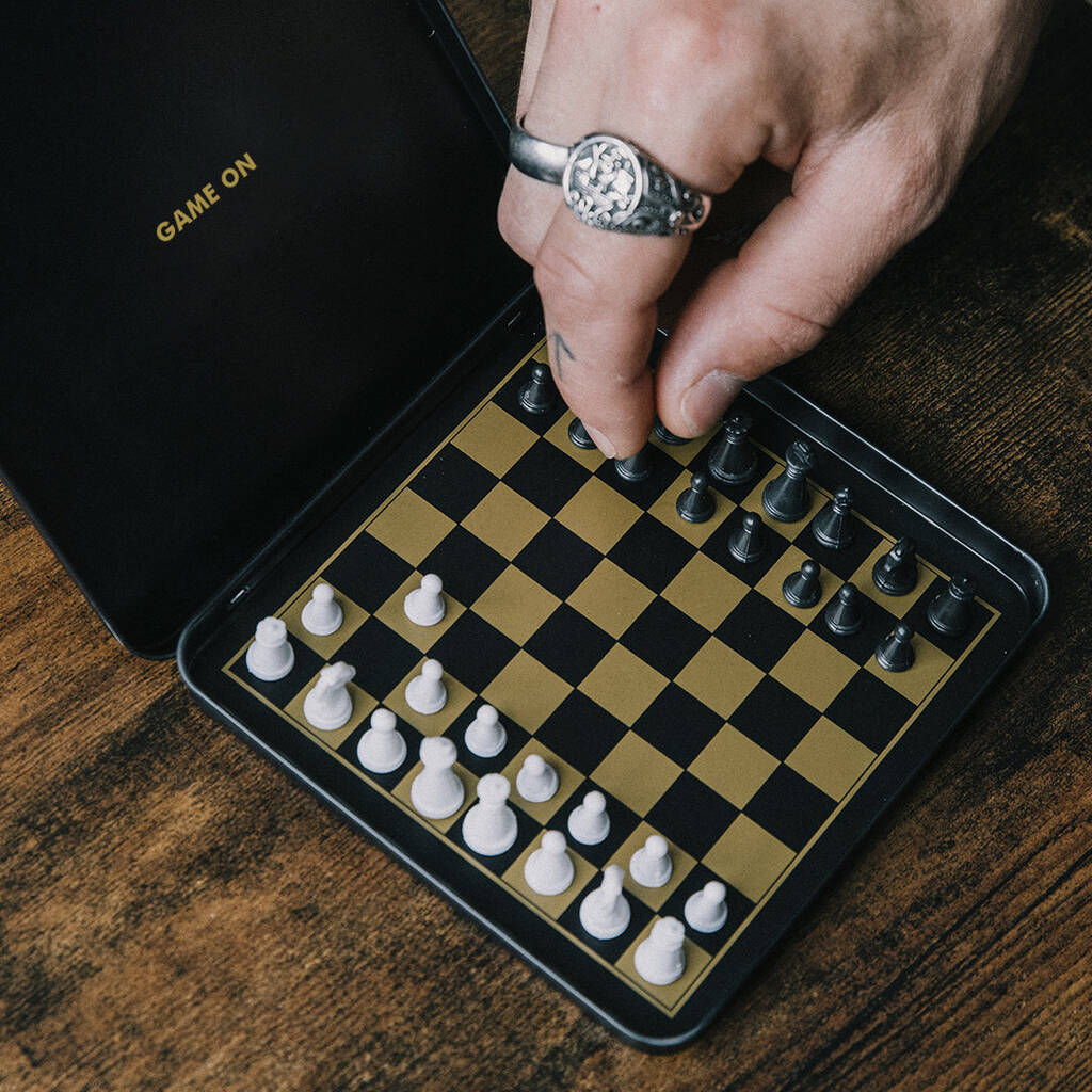 Magnetic Travel Chess Set - alternative angle