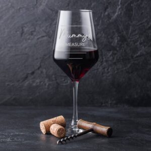 Mummy's Wine Measure Glass - main product image