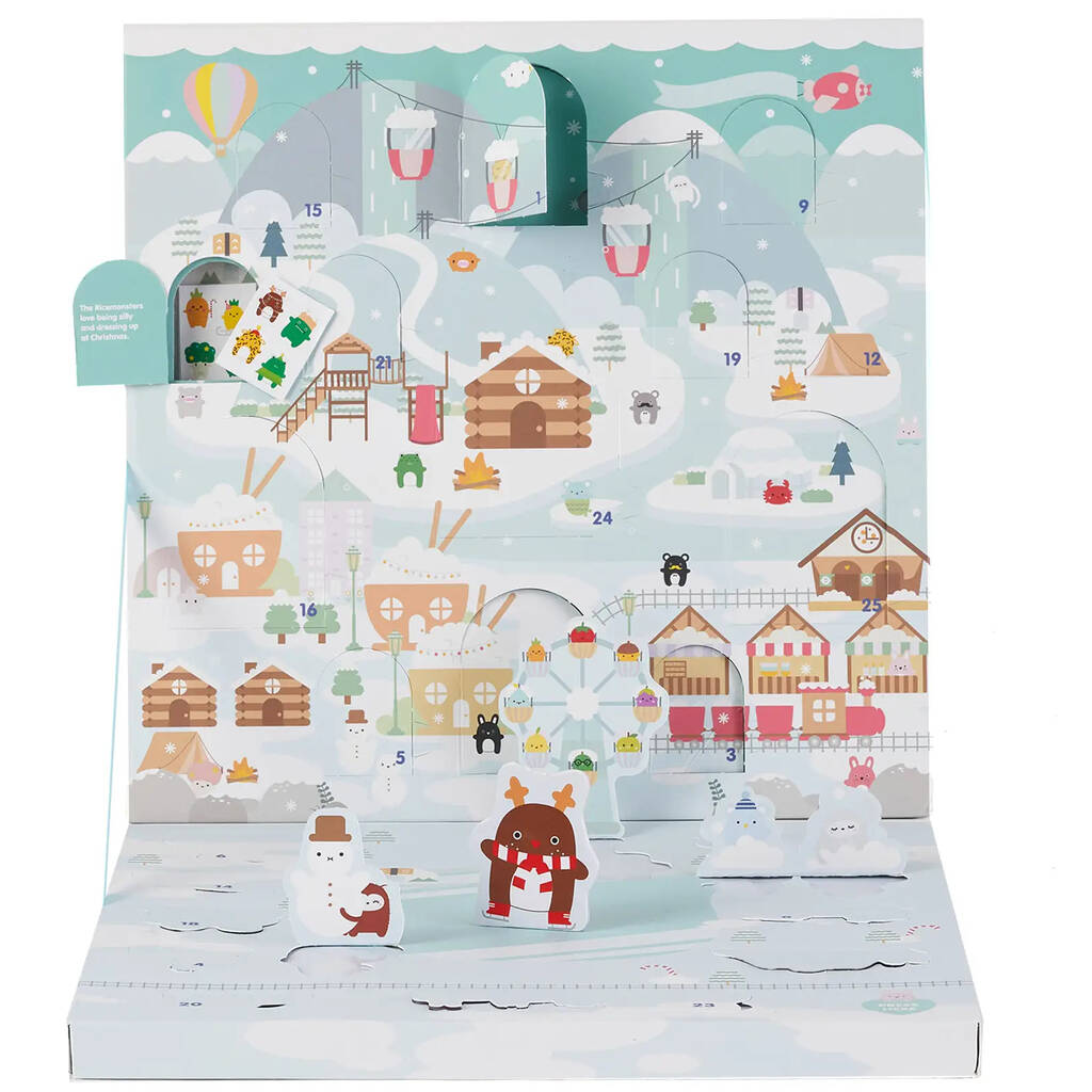 Musical Christmas Advent Calendar - detail view