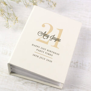 Personalised 21st Birthday Photo Album - main product image