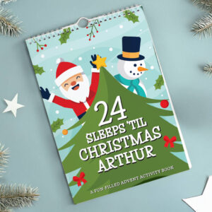 Personalised 24 Sleeps Activity Advent Calendar - main product image
