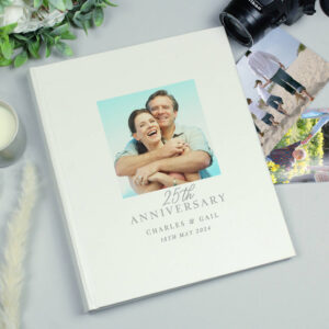 Personalised 25th Anniversary Photo Album - main product image