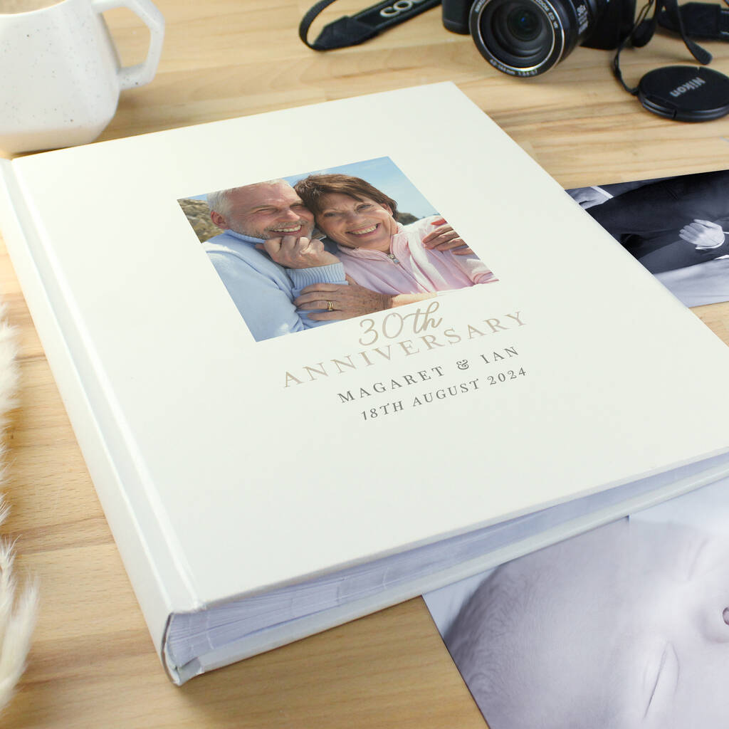 Personalised 25th Anniversary Picture Album - detail view