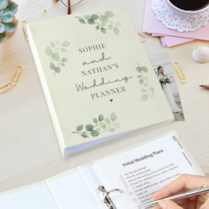 Personalised Botanical Wedding Planner - main product image