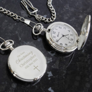 Personalised Christening Pocket Watch - main product image