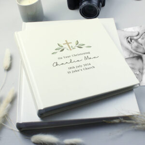 Personalised Christening Square Photo Album - main product image