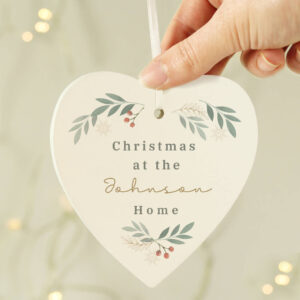Personalised 'Christmas At The' Decoration - main product image