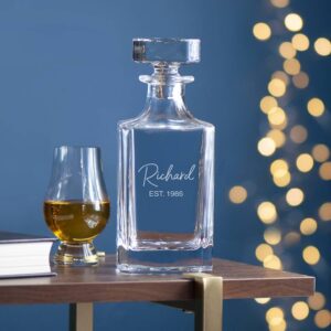 Personalised Classic Signature Square Decanter - main product image