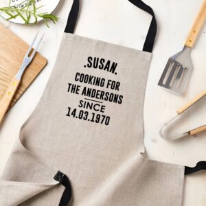 Personalised 'Cooking Since' Apron - main product image
