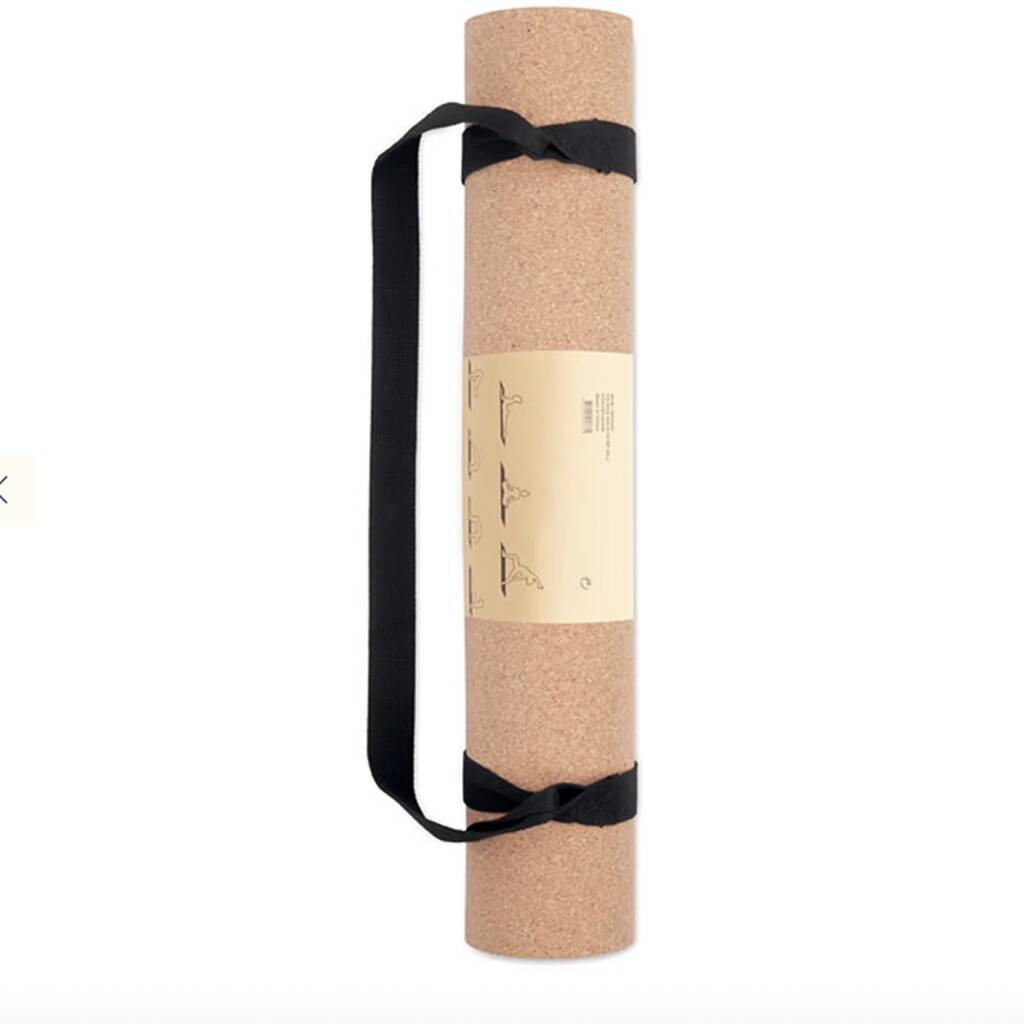 Personalised Cork Yoga Mat - detail view
