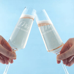 Personalised Couples' Champagne Flute Set - main product image