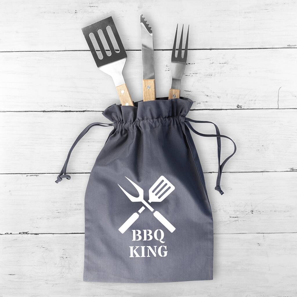 Personalised Engraved BBQ Tools Set - alternative angle