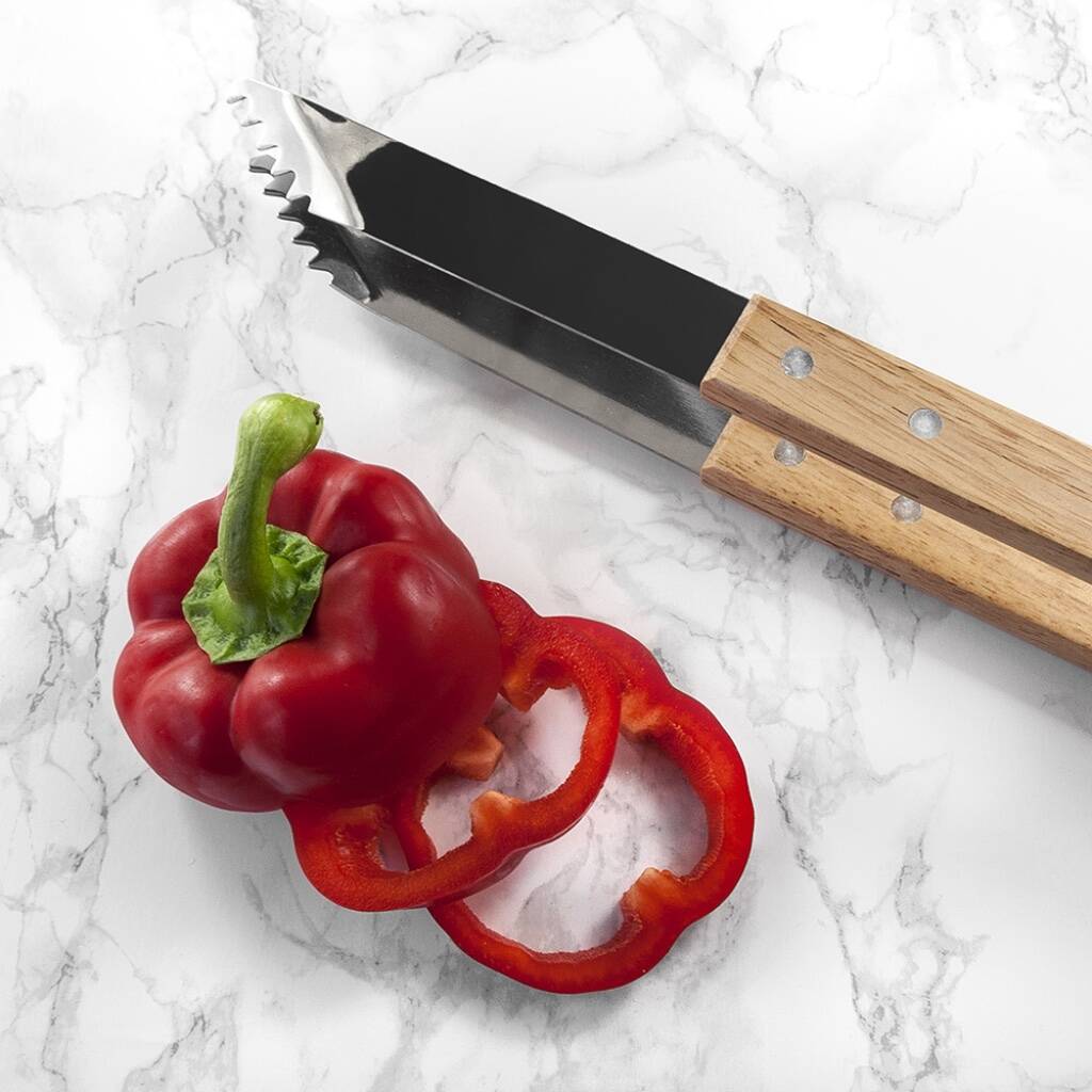 Personalised Engraved BBQ Tools Set - product in use