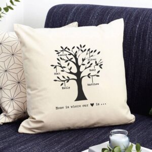 Personalised Family Tree Cushion Cover - main product image
