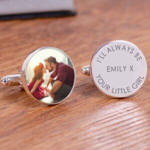 Personalised Father's Day Photo Cufflinks - main product image