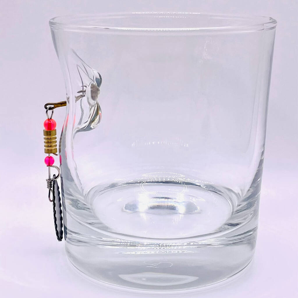 Personalised Fishing Hook Whisky Glass - main product image