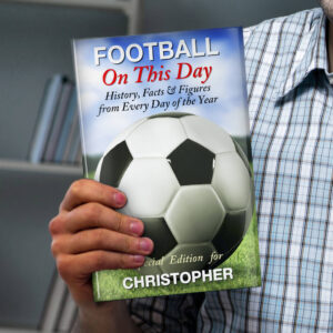 Personalised Football 'On This Day' Book - main product image