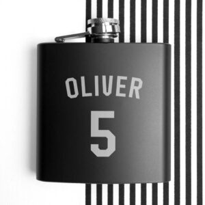 Personalised Football Shirt Hip Flask - main product image