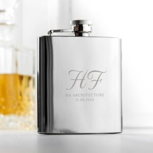Personalised Graduation Hip Flask - main product image