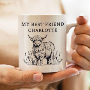 Personalised Highland Cow Mug - main product image