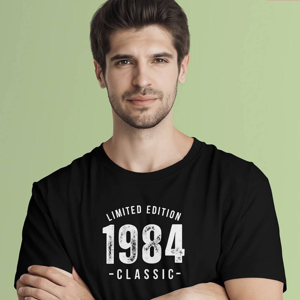 Personalised Limited Edition Unisex T-Shirt - detail view