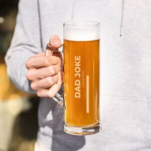 Personalised 'Loading' Beer Glass - main product image