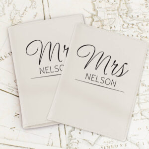 Personalised 'Mr And Mrs' Passport Holders - main product image