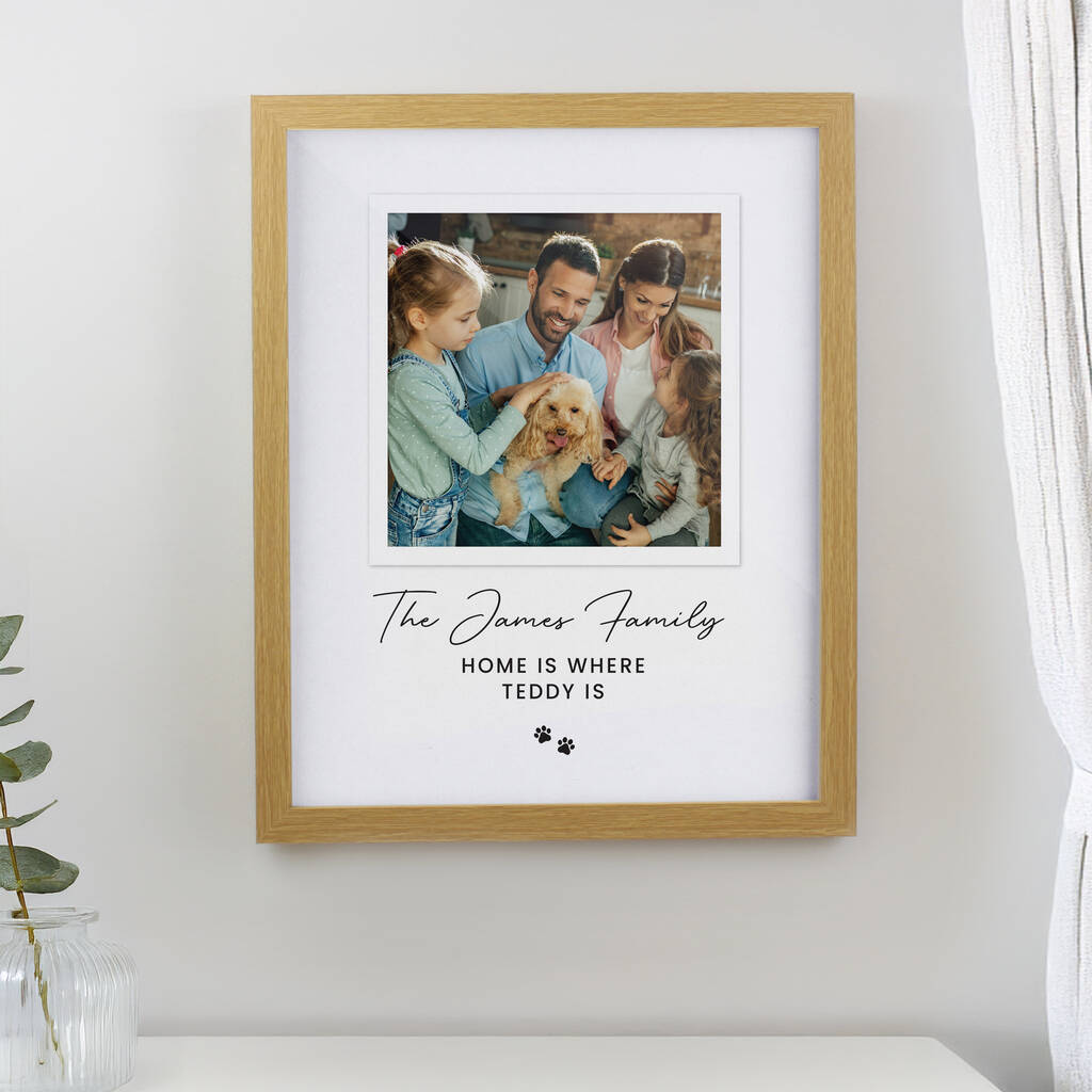 Personalised Pet Framed Print - alternative angle