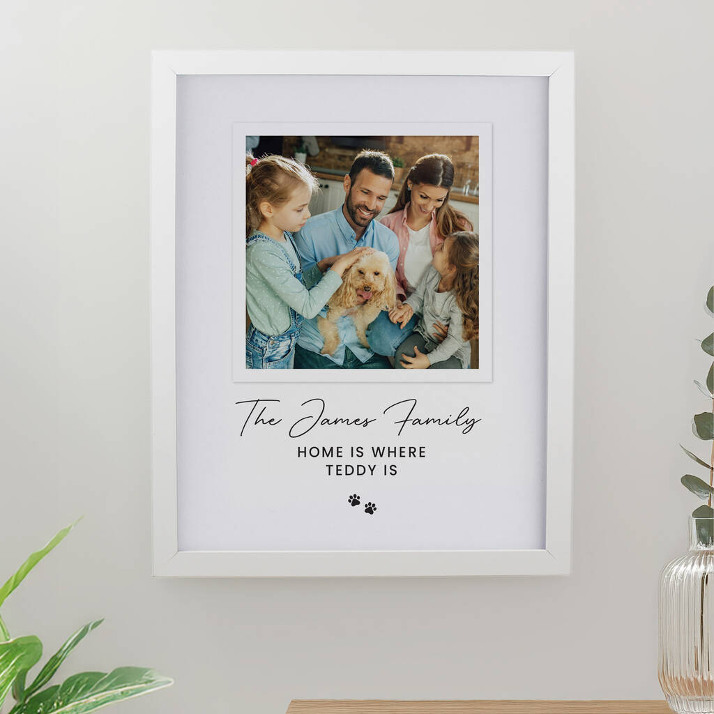 Personalised Pet Framed Print - product in use