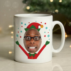 Personalised Photo Christmas Elf Mug - main product image