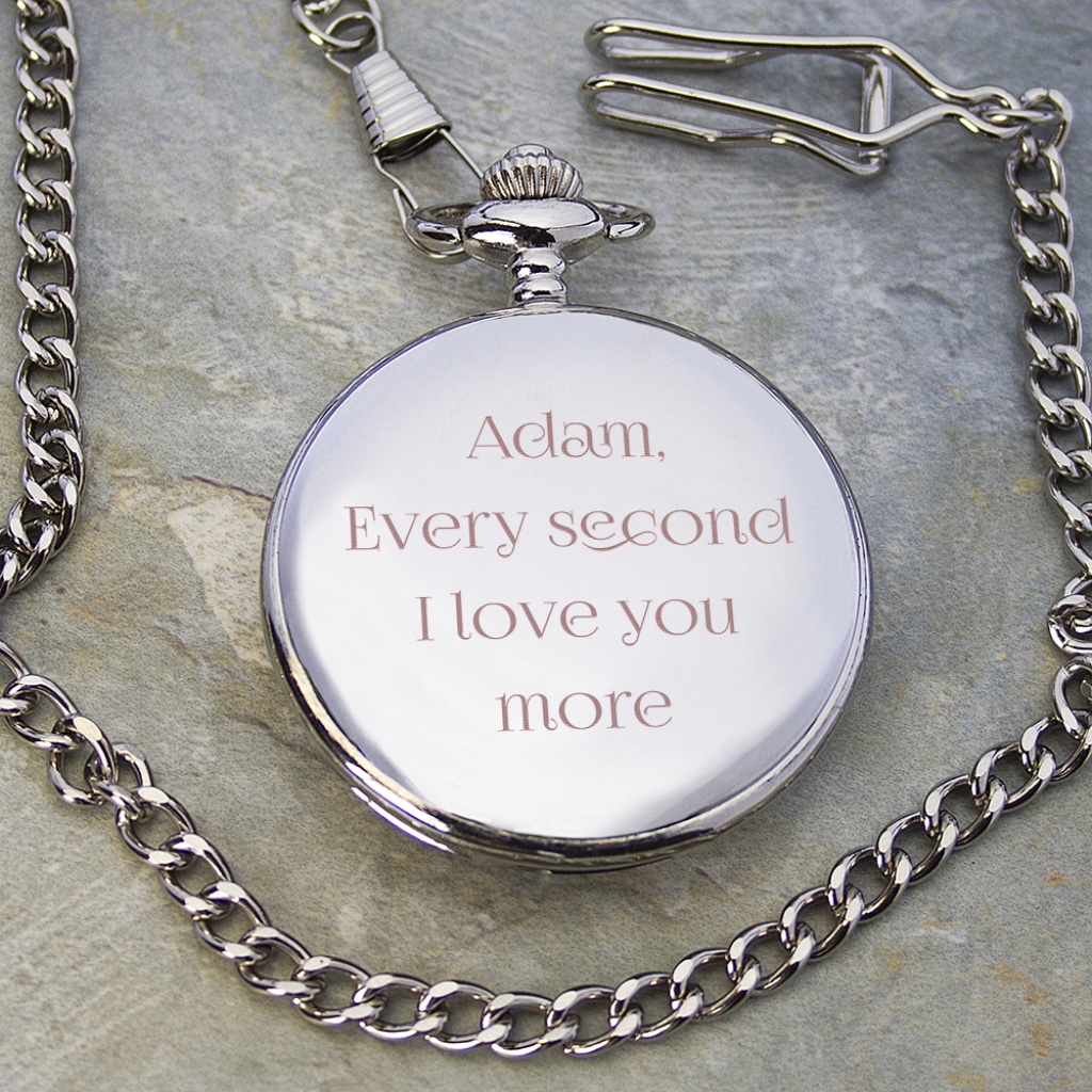 Personalised Pocket Watch - detail view