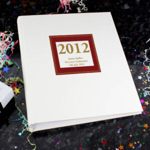 Personalised Red Square Traditional Photo Album - main product image