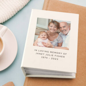 Personalised Remembrance Photo Album With Sleeves - main product image