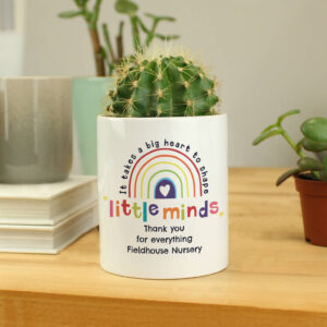 Personalised 'Shape Little Minds' Ceramic Storage Pot - main product image