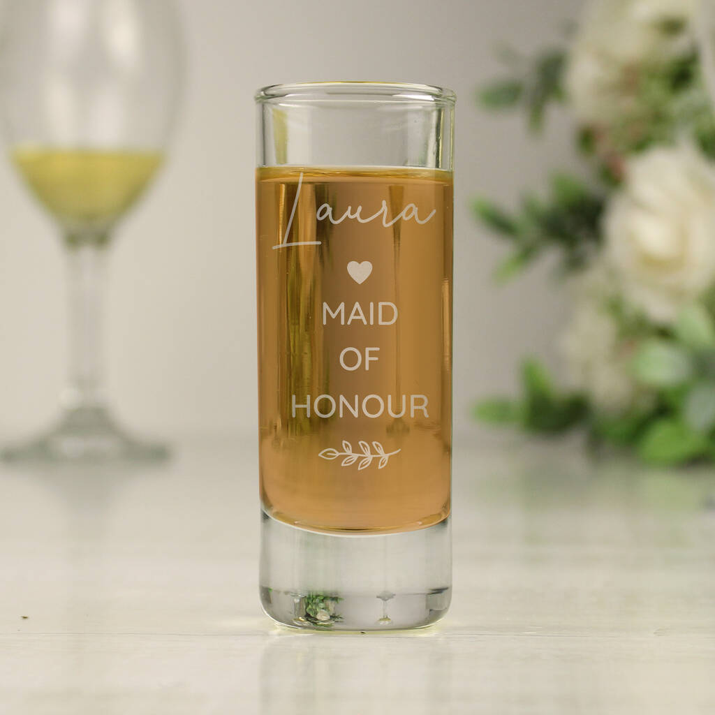 Personalised Shot Glass - lifestyle shot