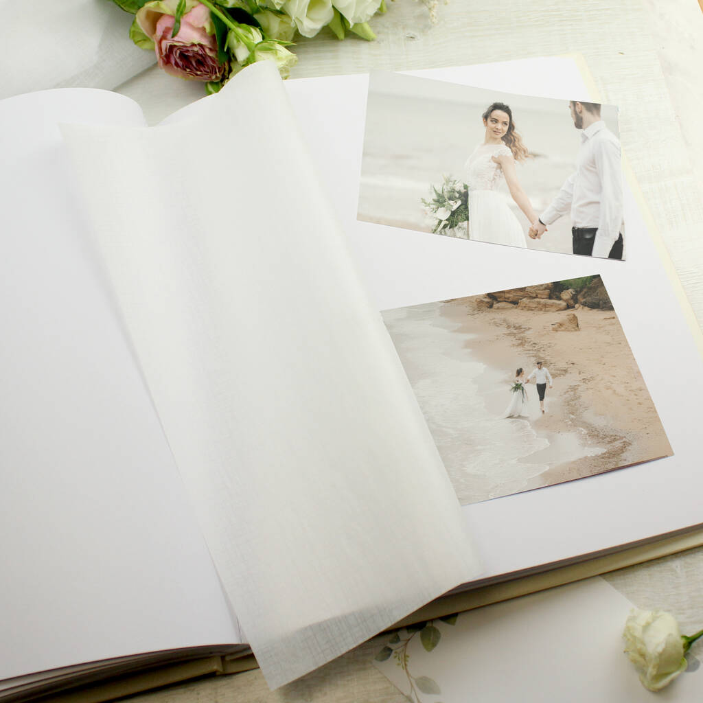 Personalised Wedding Photo Album - alternative angle