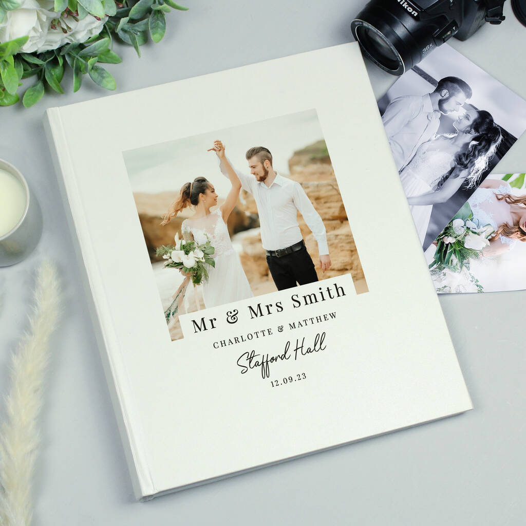 Personalised Wedding Photo Album - lifestyle shot