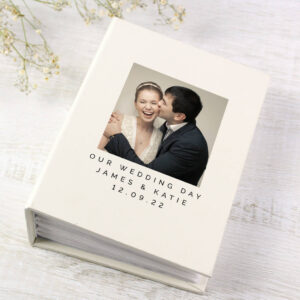 Personalised Wedding Photo Album With Sleeves - main product image