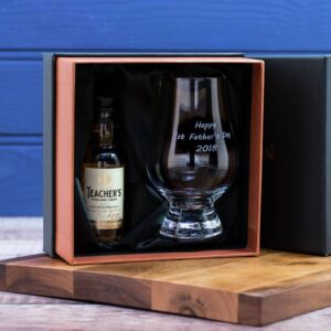 Personalised Whisky Glass And Whisky Taster - main product image