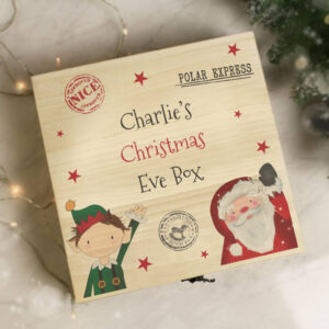 Personalised Wooden Christmas Eve Box - main product image